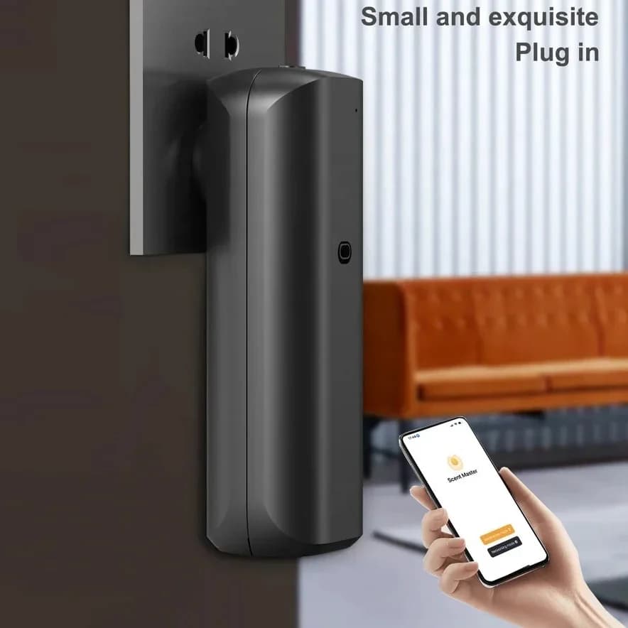300m3 Waterless Essential Oil Diffuser, Portable Air Scenter, Wall Fragrance Diffuser for Large Environments, Home & Office