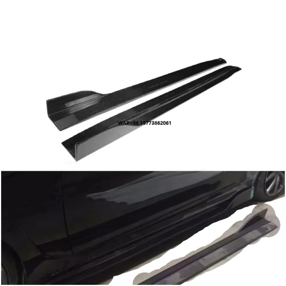 Minigonne Laterali in Fibra di Carbonio per Infiniti G37 - Lavorazione Premium 3K Twill