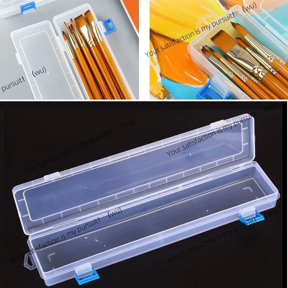 Astuccio per penne, composizione di pennelli, scatola portaoggetti per matite e pennelli