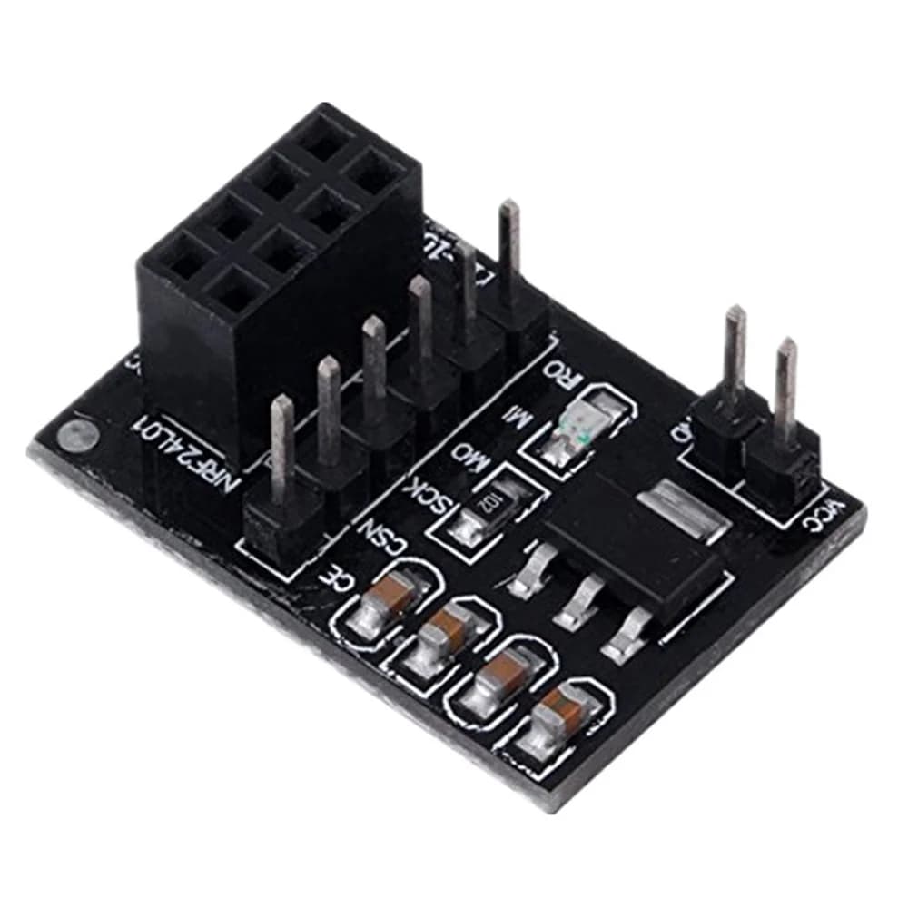 5 pezzi NRF24L01 modulo adattatore wireless 3.3 V nuova scheda piastra adattatore presa per 8 pin per modulo wireless Arduino NRF24L01