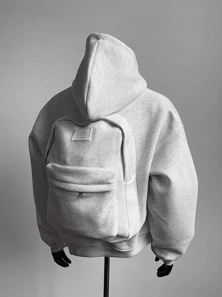 Floral ey Ba School Bag Hoodie Men's Spring Autumn Trendy Design American High Street Cleanfit Open Cardigan Jaet