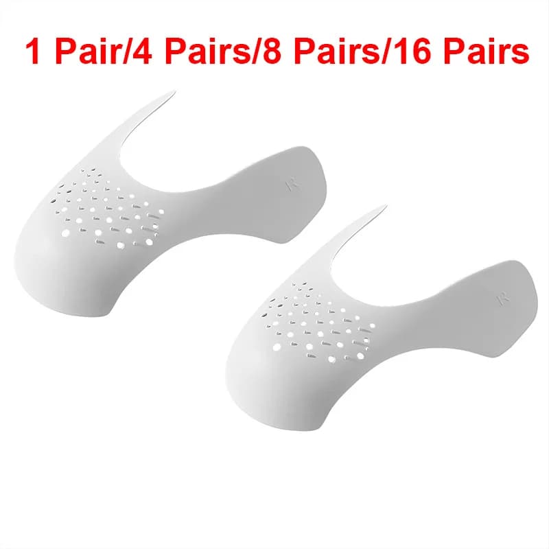 1/4/8/16 pairs of protective shoes anti bending crack tip shoe support shoe head stretcher sneakers light protection