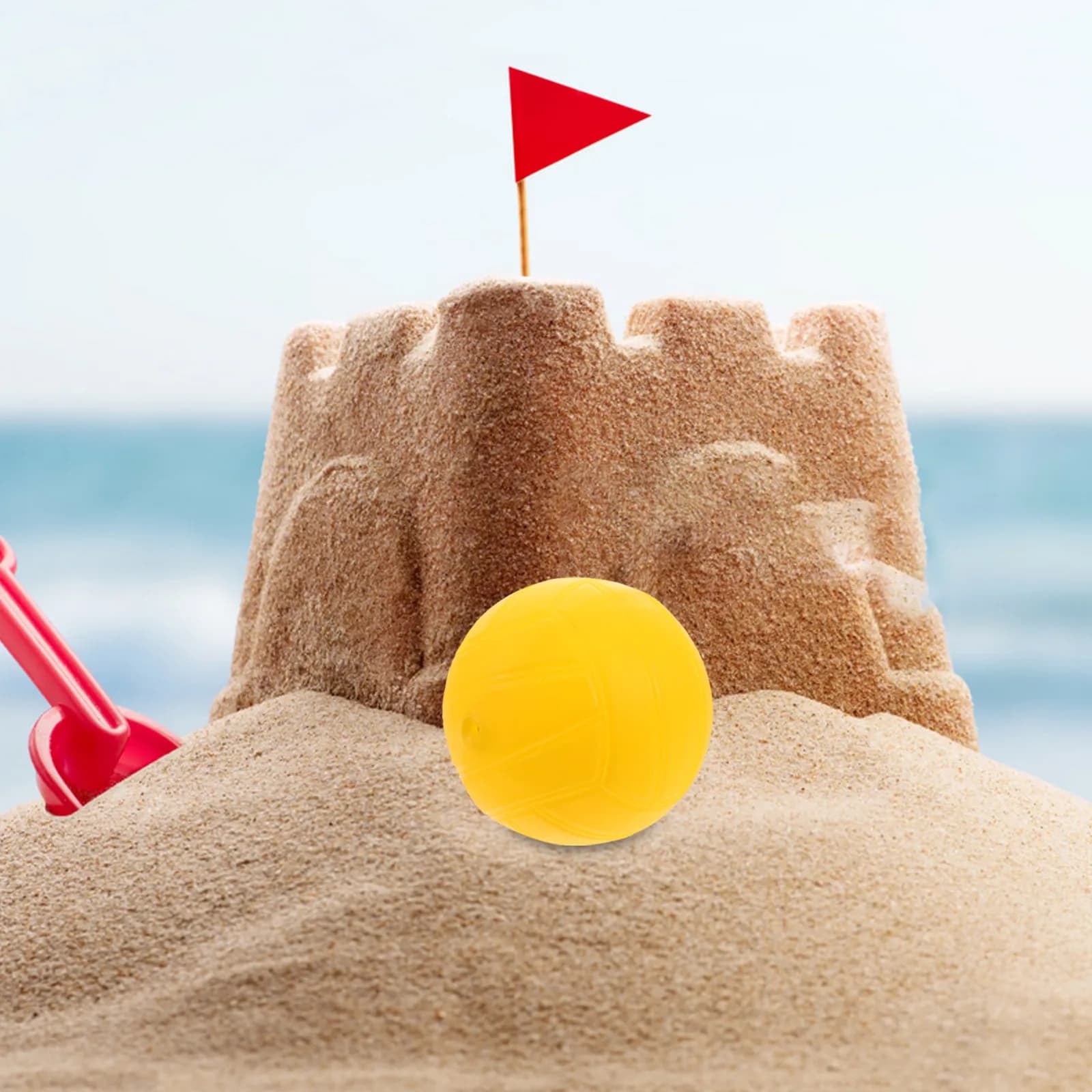 Pallone da Beach Volley Gonfiabile 12Cm per Bambini, Gioco Estivo per Piscina e Feste all'Aperto, Divertimento Familiare
