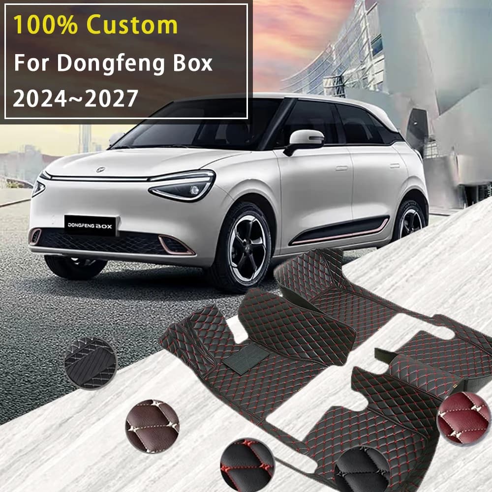 Tappetini auto per Dongfeng Box Nammi 01 Innoson/IVM EX02 2024 2025 2026 2027 Tappeti Set completo Accessori per interni auto