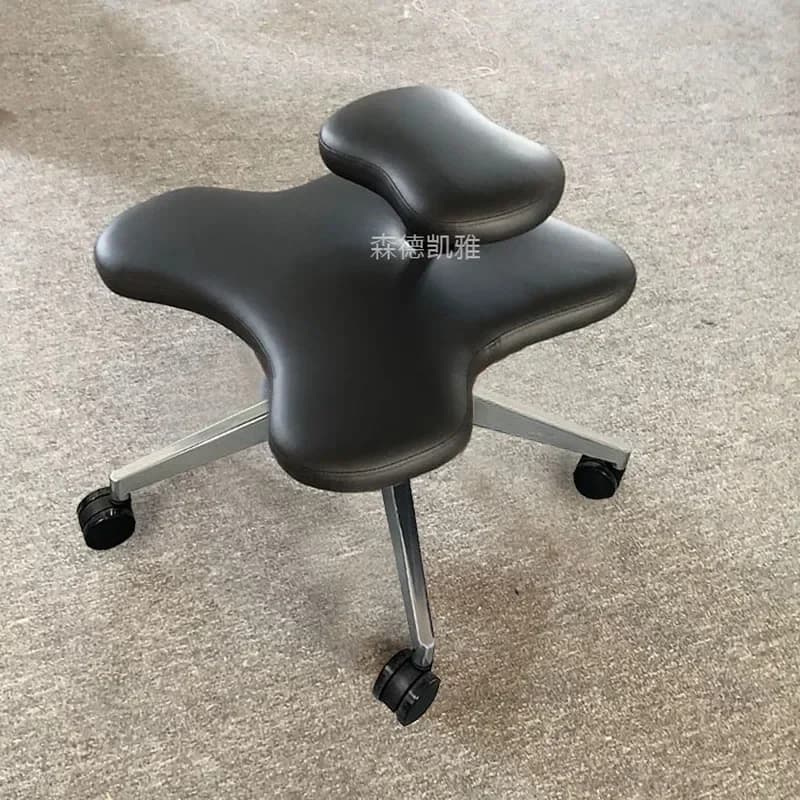 Sedia da ufficio ergonomica inginocchiata Sedile comodo per sedersi con gambe incrociate Cuscino spesso Supporto posturale per mobili ergonomici