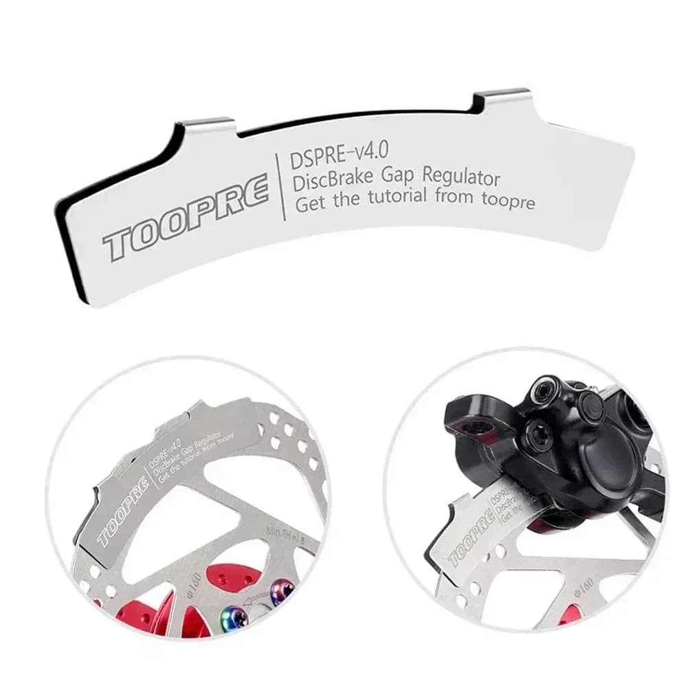 SPORTFUNSF 2 pz Strumento di Allineamento Pastiglie Freno A Disco Idraulico Per Allineare Pastiglie Disco Freno Gap Regolatore Strumenti di Riparazione Bici PARTE