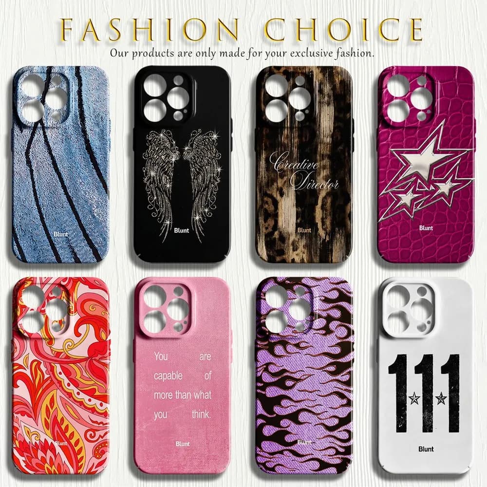 Purple Star Blunt Phone Case for iPhone 18 17e 17 16e 16 15 14 13 12 11 Air Pro Max Plus Glossy Film Hard PC Cover