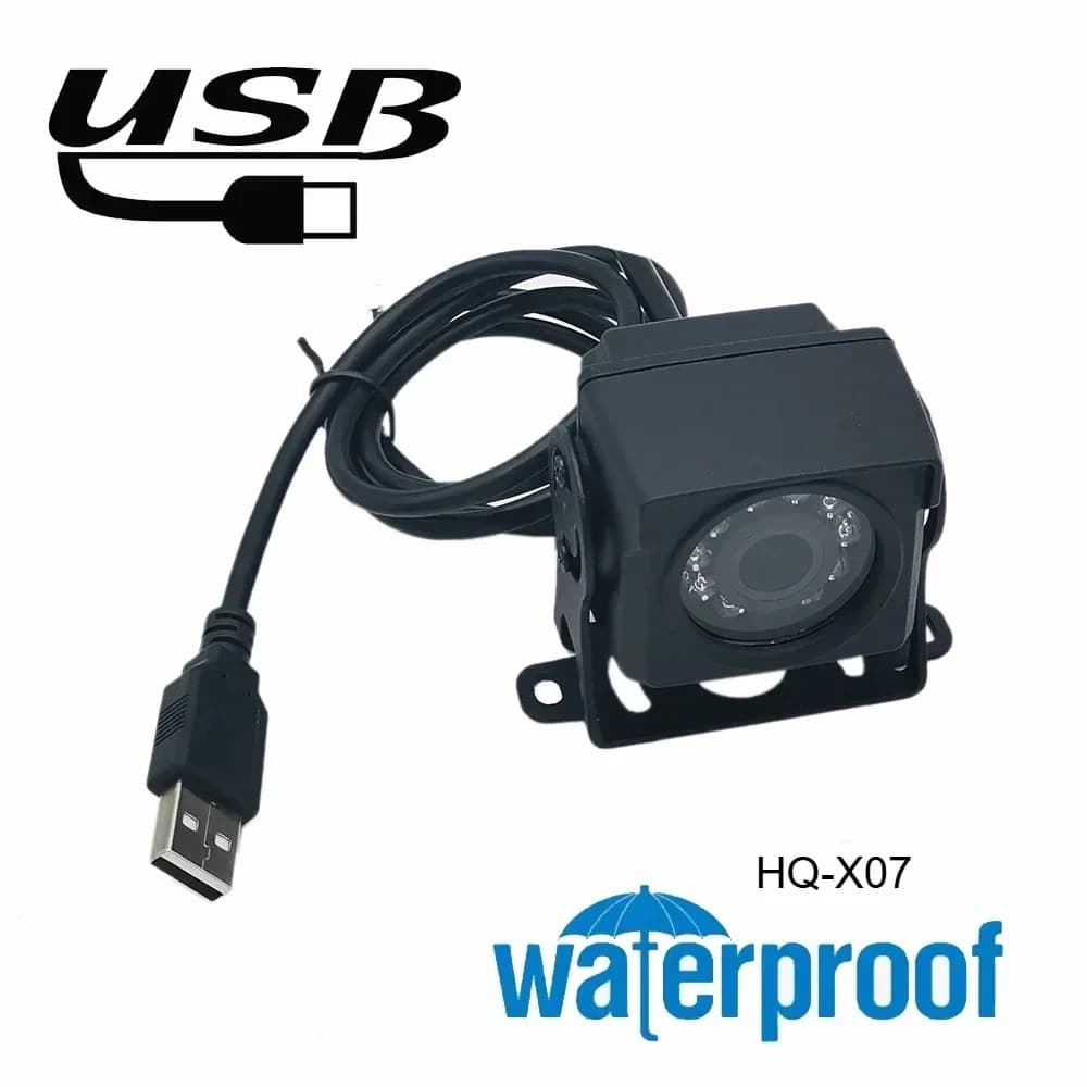Telecamera USB esterna resistente alle intemperie 5MP 720P 1080P UVC IR CUT CMOS IR LED Visione notturna Dome Telecamera CCTV Webcam 2MP Linux Windows Mac