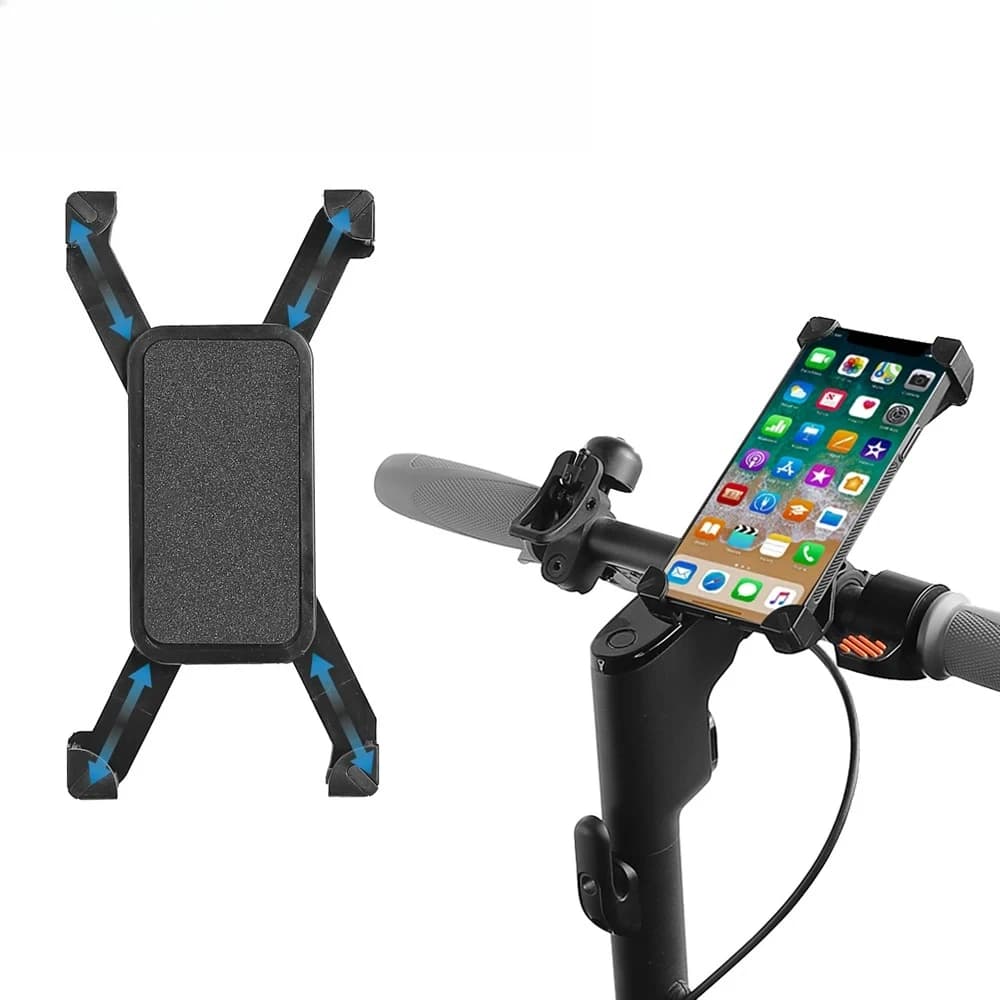 Supporto universale per telefono per bicicletta Supporto per cellulare mobile per bici anti-vibrazione per Ninebot per Xiaomi M365 E-Scooter Supporto GPS per ciclismo