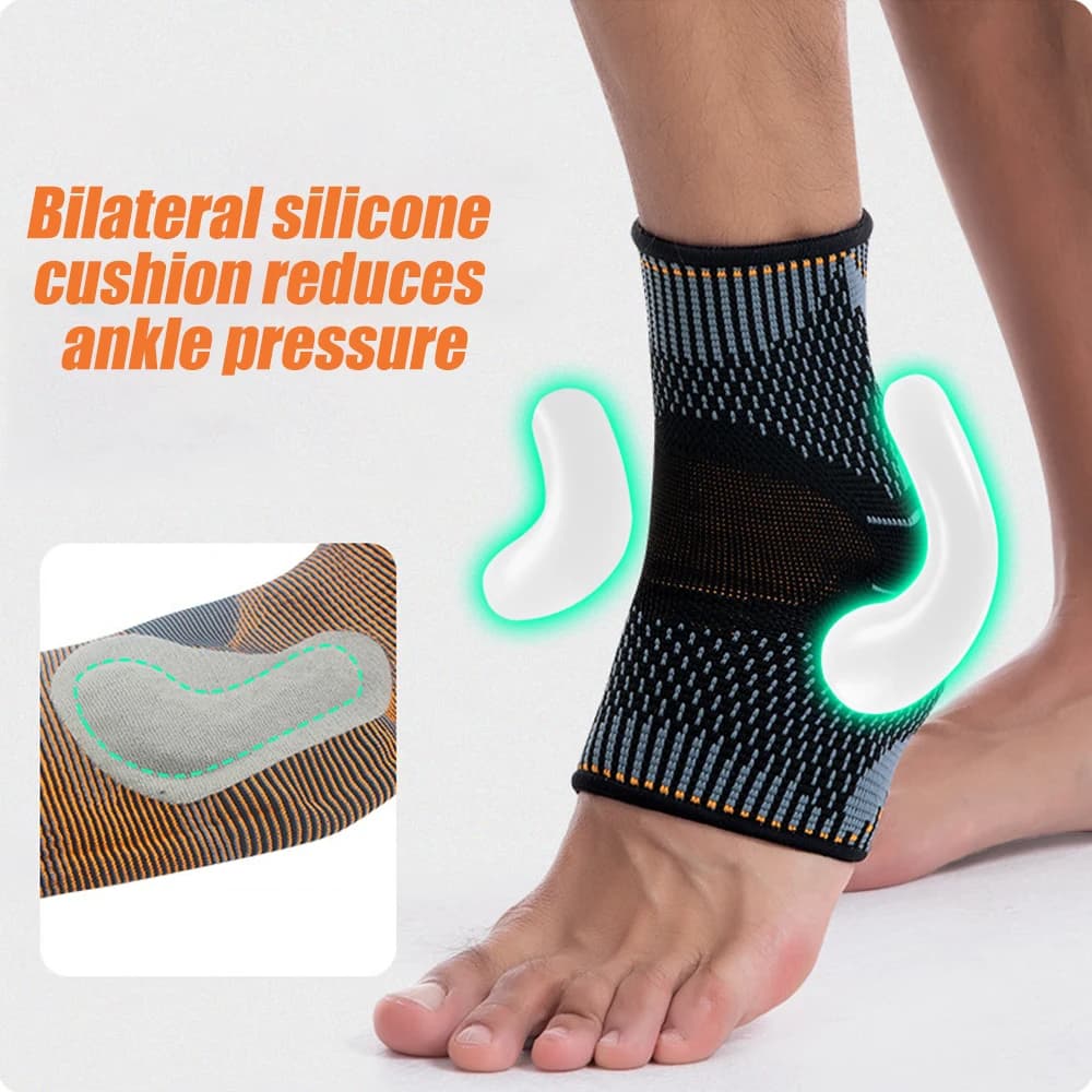 Supporto per caviglia da 1 pezzo per la guarigione delle lesioni e il sollievo dal dolore, per calcio, basket, corsa e sport