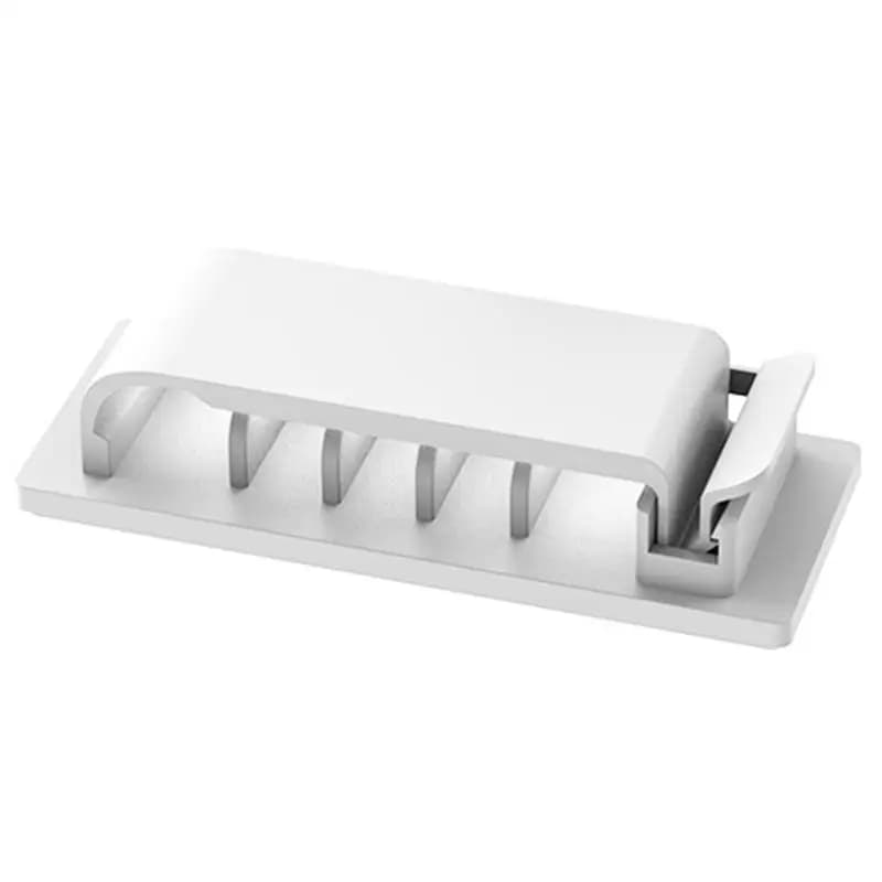 Clip per portacavi Clip per gestione cavi Supporto per cavo metallico senza disordine Clip per cavi autoadesive per organizer per cavi da scrivania per casa e ufficio