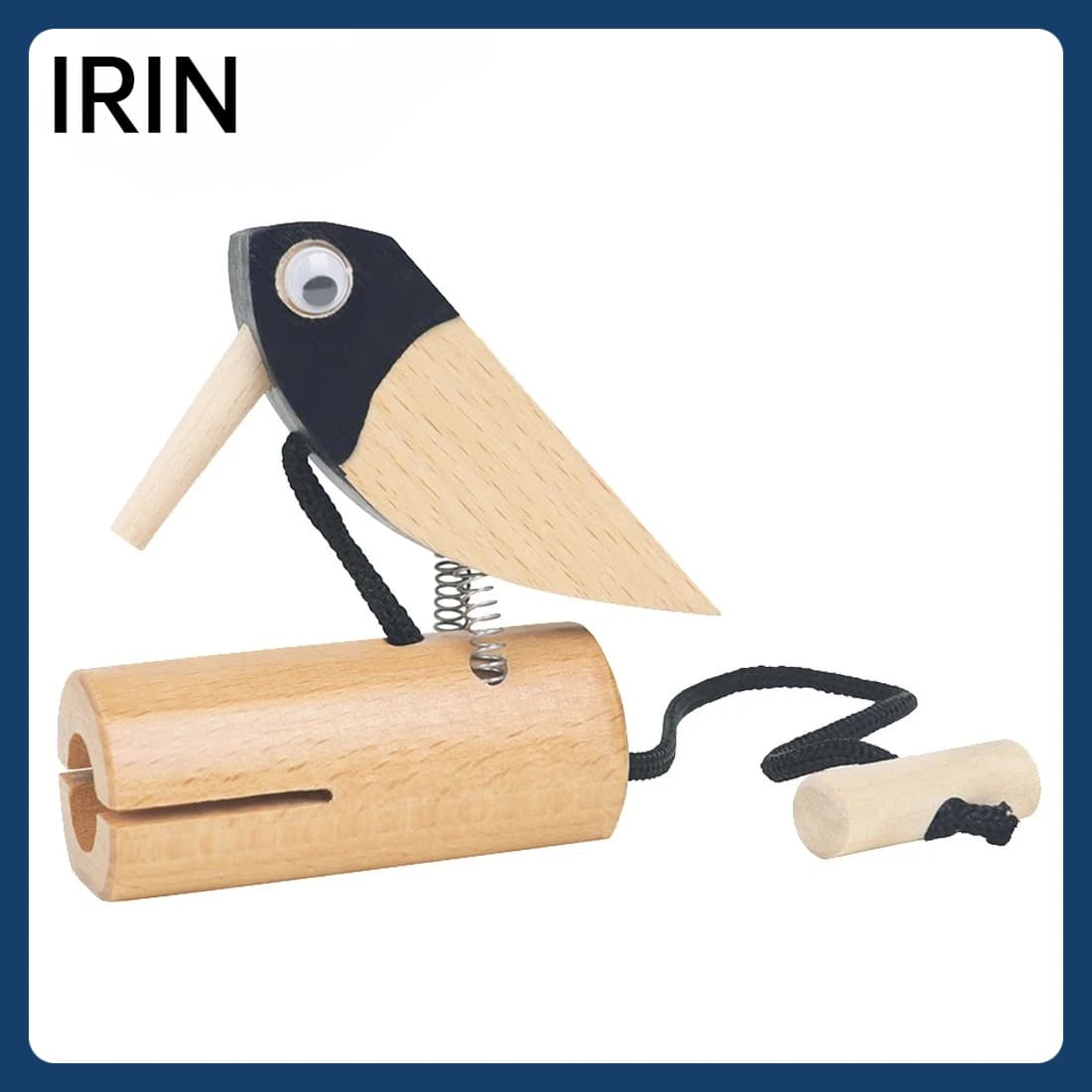 Orff Birdsong Uccelli Cilindro sonoro Educazione della prima infanzia Illuminazione Effetti sonori Strumento musicale Picchio Bab Giocattoli