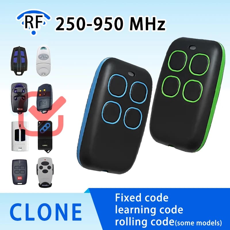 Telecomando universale multifrequenza per porta di controllo garage 280-868 mhz Controllo cancello 433 mhz 315 390 Copiatrice Duplicatore