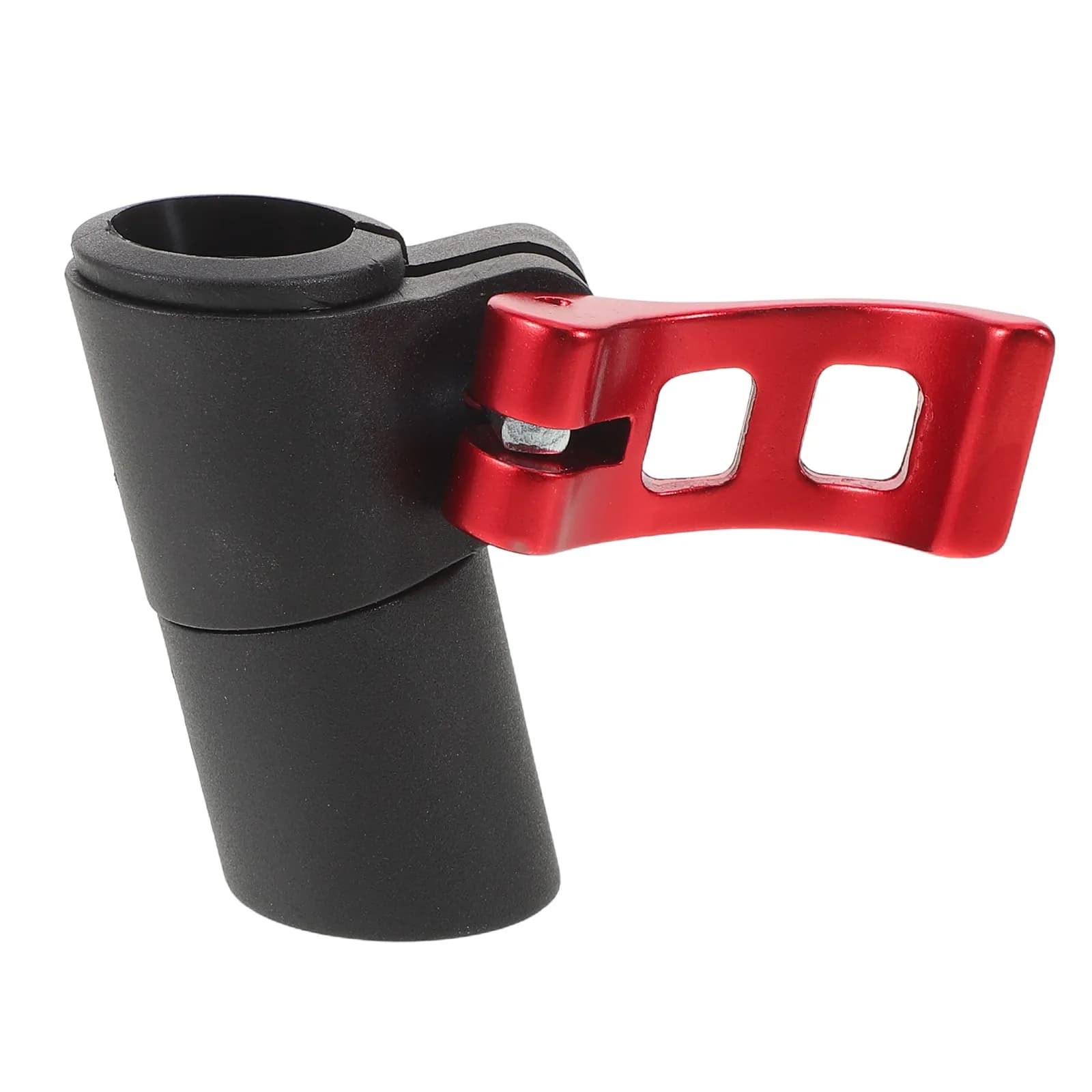 Exterior snap block for hiking sticks, spare climbing sticks, fast locking tools for outdoor excursions