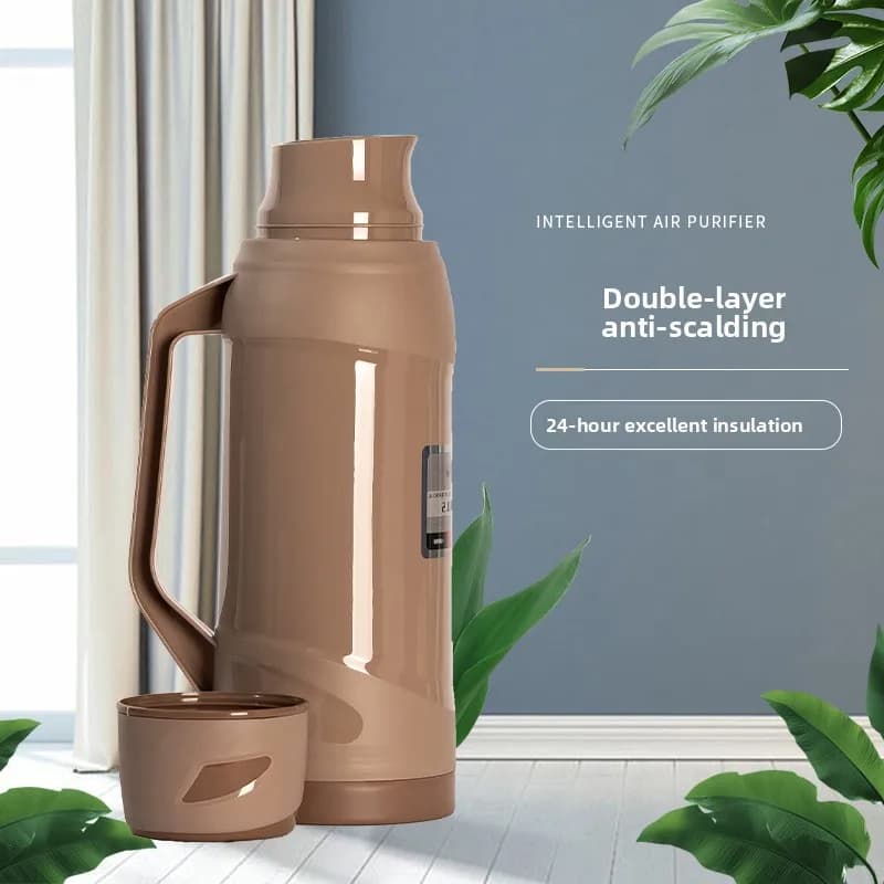 20L Plastic Insulated Water Bottle Glass Inner Tank Hot Water Pot Home Dormitory Student Heating Pot Thermal Bottle