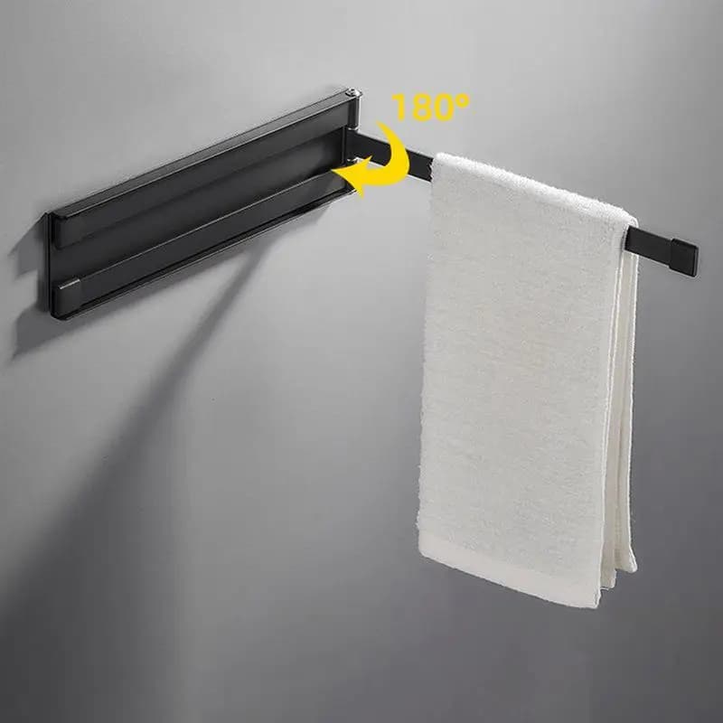 Portasciugamani magnetico da parete per bagno pieghevole stendino per asciugamani da cucina ripiano per asciugamani da cucina forniture per la casa