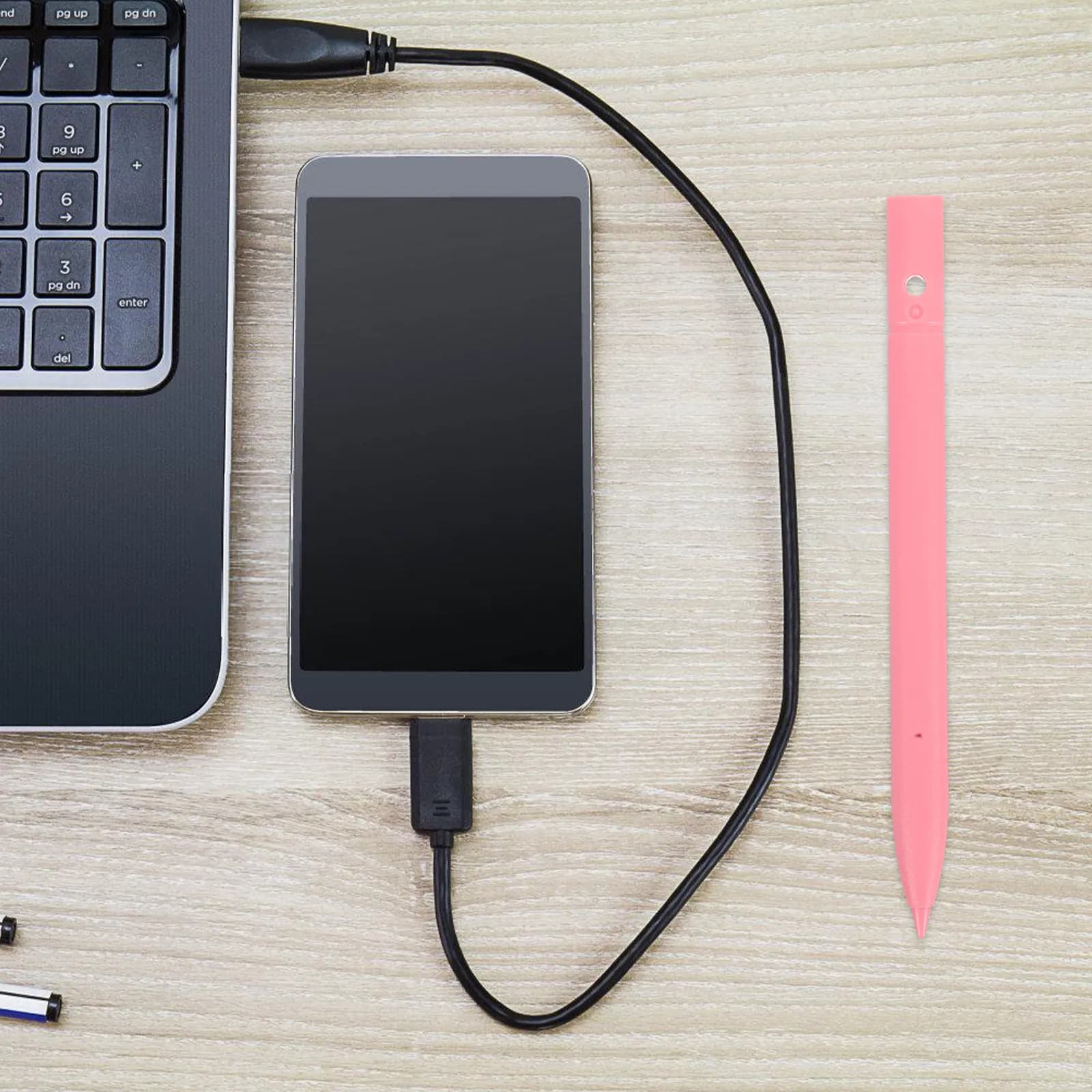 Penna stilo elettronica da 6 pezzi per tablet LCD, penna per tablet da disegno con touchscreen, punta fine, matita digitale portatile e leggera