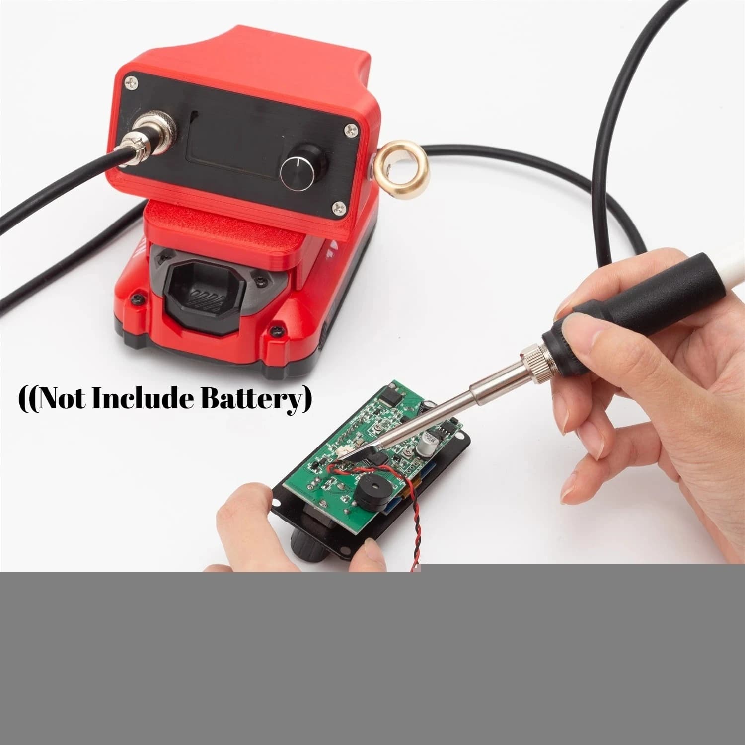 Stazione di saldatura portatile senza fili Power T12 per Craftsman / Batteria al litio Stanley Fatmax V20 (batteria non inclusa)