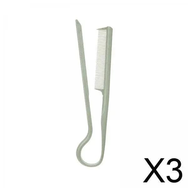 Steering hair comb with strong grip for frizzy hair, heat-resistant plastic hair tool for hairdressers and home use