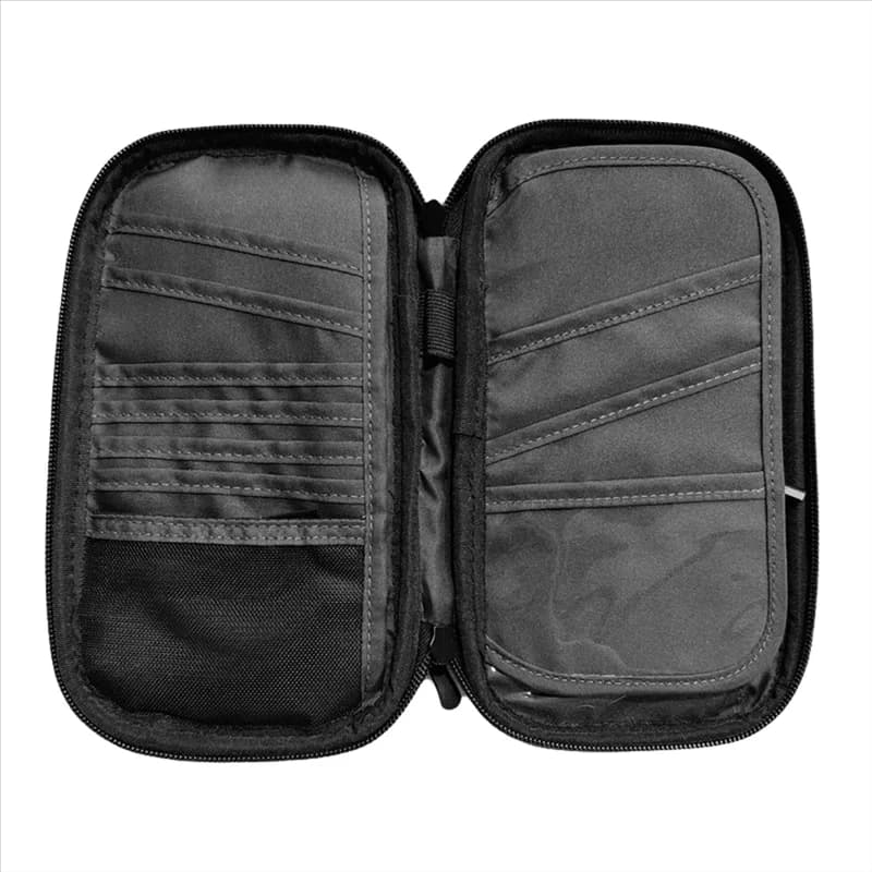 75STO-Borsa da viaggio Porta carte per passaporto Borsa a tracolla per organizer Borsa protettiva per documenti per biglietti all'estero