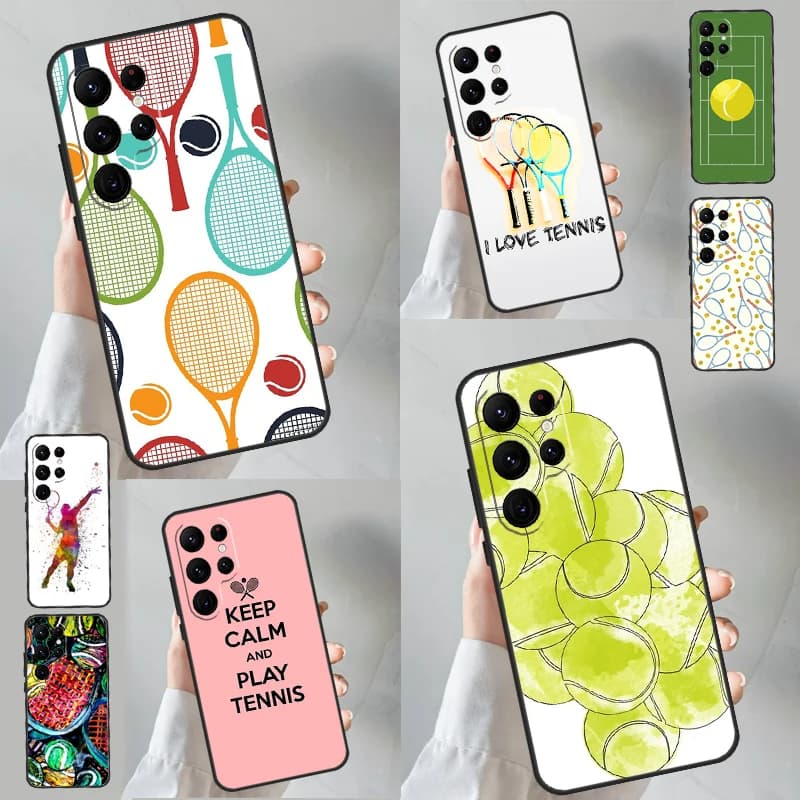 Tennis ball case for Samsung Galaxy S24 Ultra S23 S22 S9 S10 Note 10 Plus Note 20 S20 FE S21 FE Cover