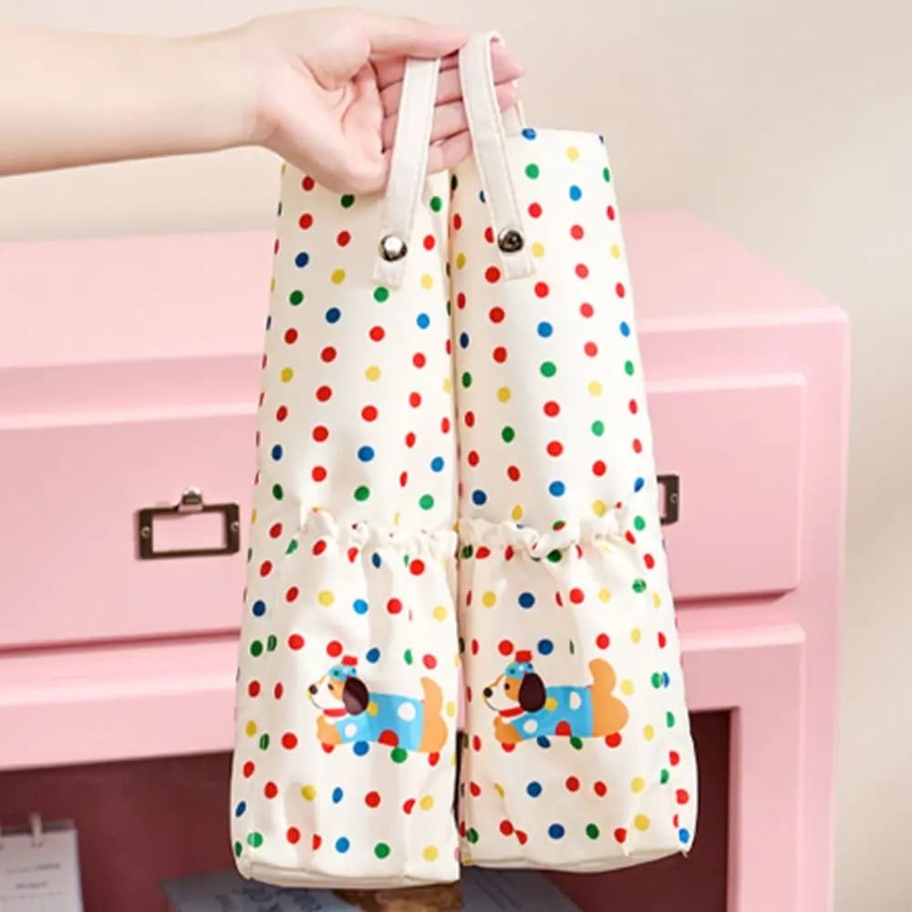 Dopamine Curling Iron Storage Bag Heat Resistant Dustproof Travel Hair Tool Organizer Portable Heat-insulating
