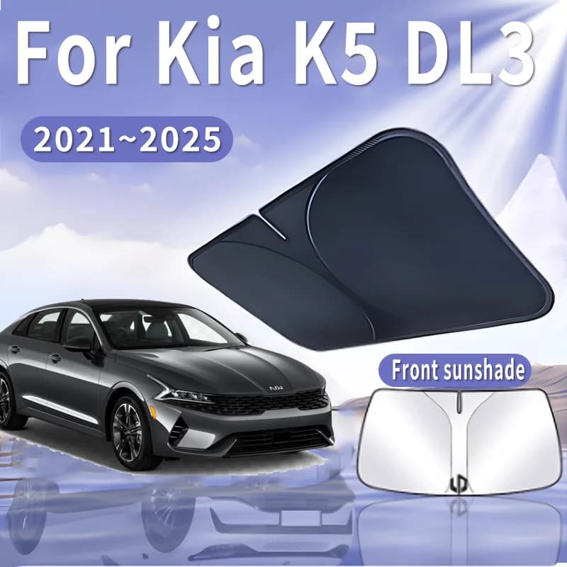 Visiera parasole per auto per Kia K5 DL3 2021 ~ 2025 2023 2024 MK5 Parabrezza anteriore Parasole Isolamento termico Raffreddamento estivo Accessori auto