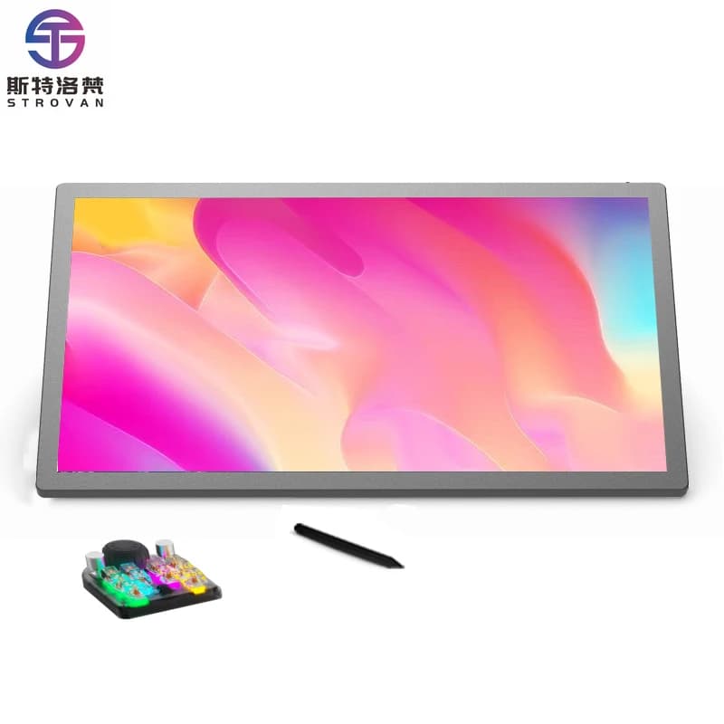 Tavoletta grafica da disegno con display touch screen con penna LCD da 21,5 pollici con porta USB-C
