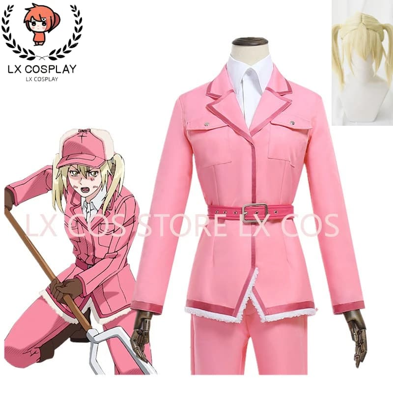 Anime Eosinophils Dolce Rosa Set Completo Uniforme per Costumi Cosplay da Donna