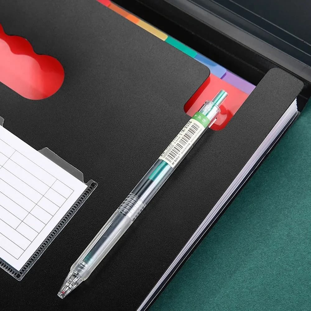 Versatile 13/25 Pockets Expanding File Box A4 Expanding Capacity Accordion File Folder Multi-Layer File Bag Office