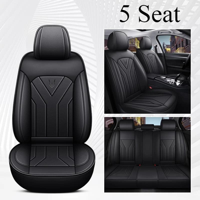 5 Seat PU Leather Car Seat Cover for Subaru Forester Impreza Seat Ibiza Ateca Leon Jetour T2 J7 OMODA 9 Car Accessories