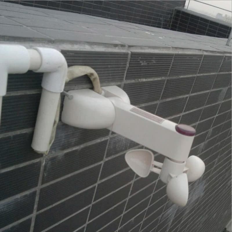 Pannello di controllo per apricatene da catena da AC a DC24V con sensore cablato vento/pioggia, rilevamento vento, chiusura automatica finestra pergola