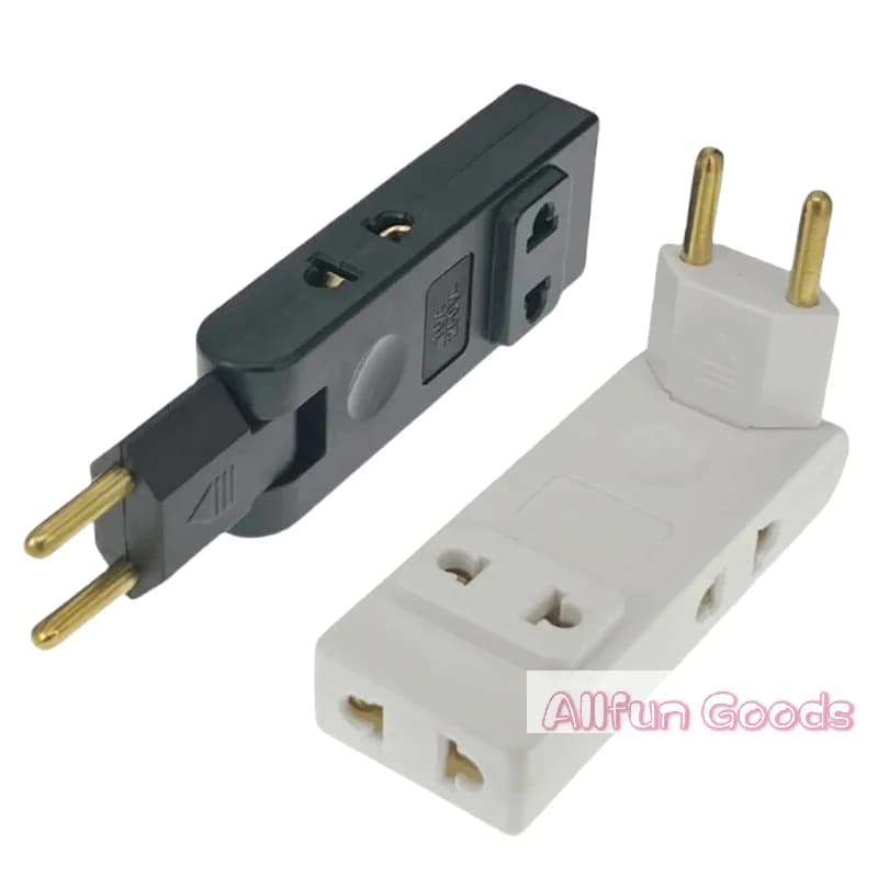 [TG835]4 In 1 Wall Outlet Extension EU Electrical Socket 180 Degree Plug Adapter Travel Aadapter Portable Power Converter