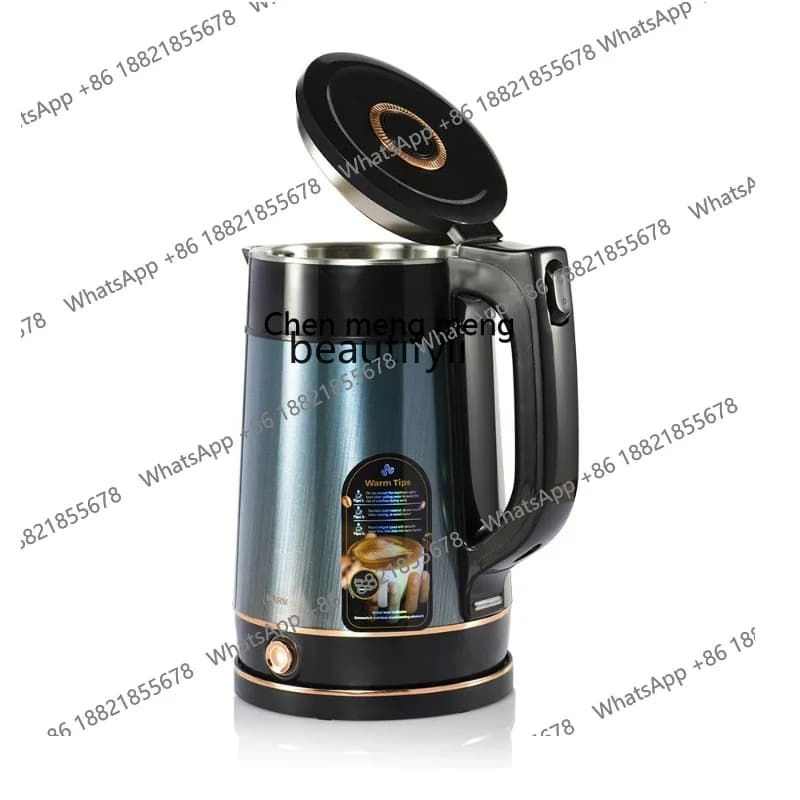 AB02 High Power Stainless Steel Anti Dry Electric Kettle With Super Long Insulation 304 Seamless Kettle