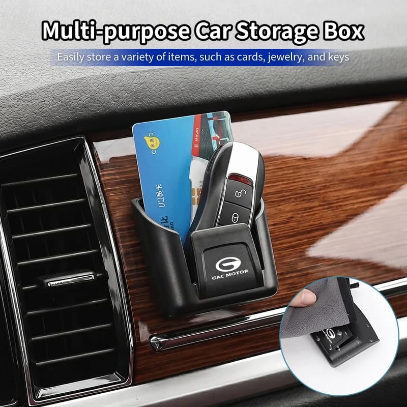 Car Key Holder Organizer Box Storage Case Auto Interior Accessories For GAC trumpchi GS3 GS4 GS5 GS8 Ga3 Ga4 Ga5 Ga6 Ga8 Gm6