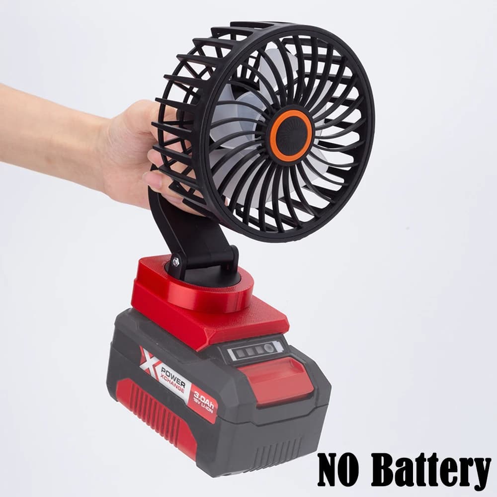 Portable Workshop Fan for Ozito 18V Power X-Change Lithium Battery Bare Fan Power Tool Accessories (Battery Not Included)