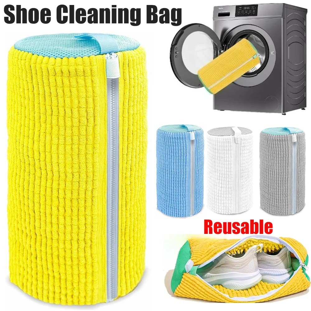 Durable shoe wash bag, reusable bags for cleaning washing machine and dryer shoes, washing machine bags, cleaning kit