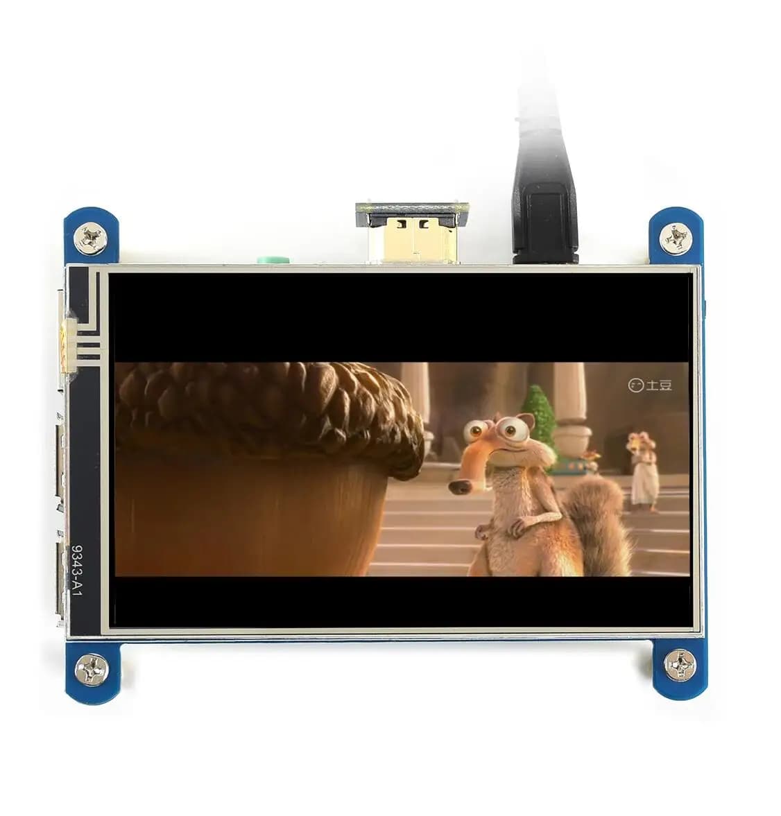 4 Inch Waveshare 4 Inch Resolution 480 * 800 LCD Display Panel for Raspberry Pi