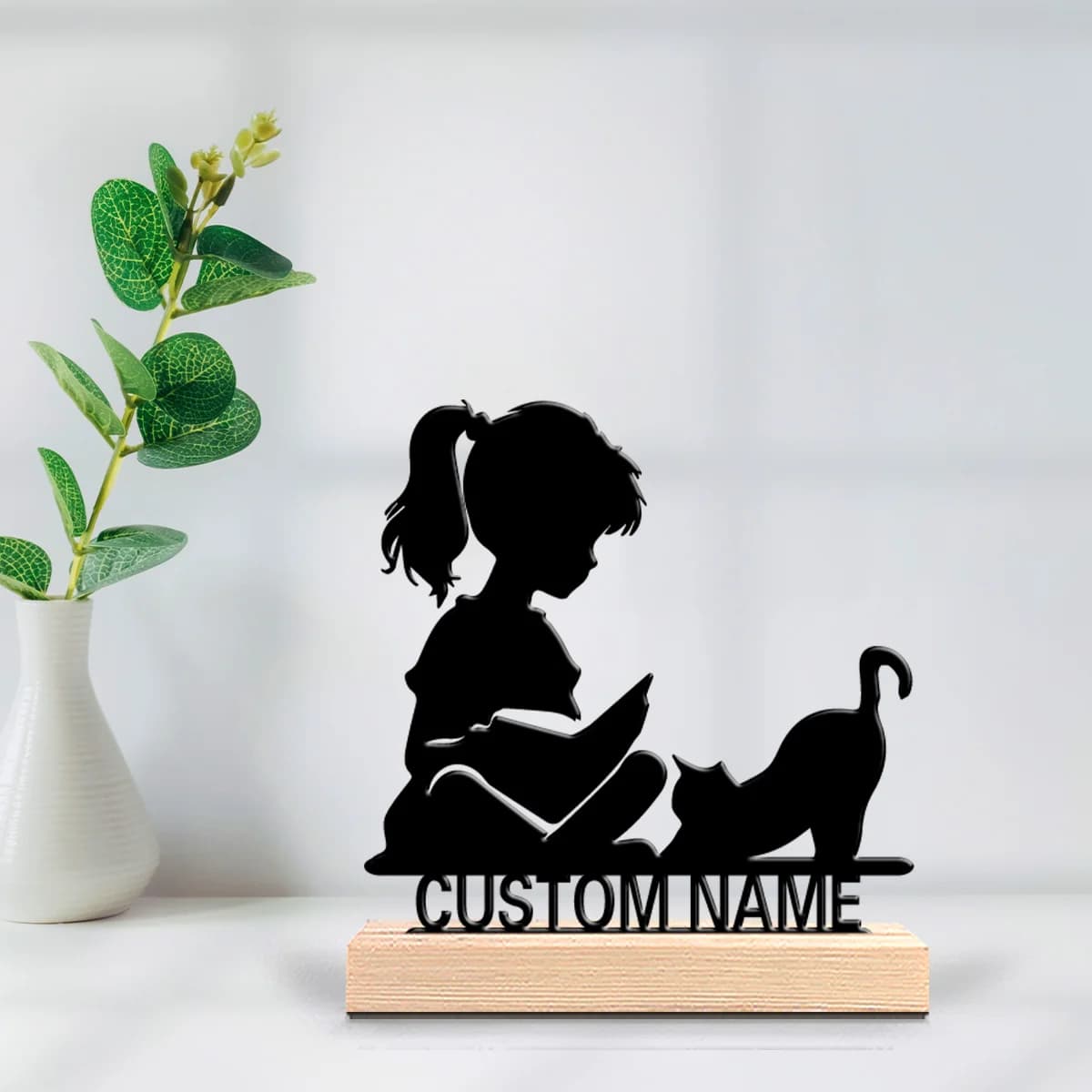Statua in Metallo a Forma di Lucertola Personalizzata, Decorazione Moderna con Base in Legno per Ufficio, Soggiorno, Ispirata alla Natura