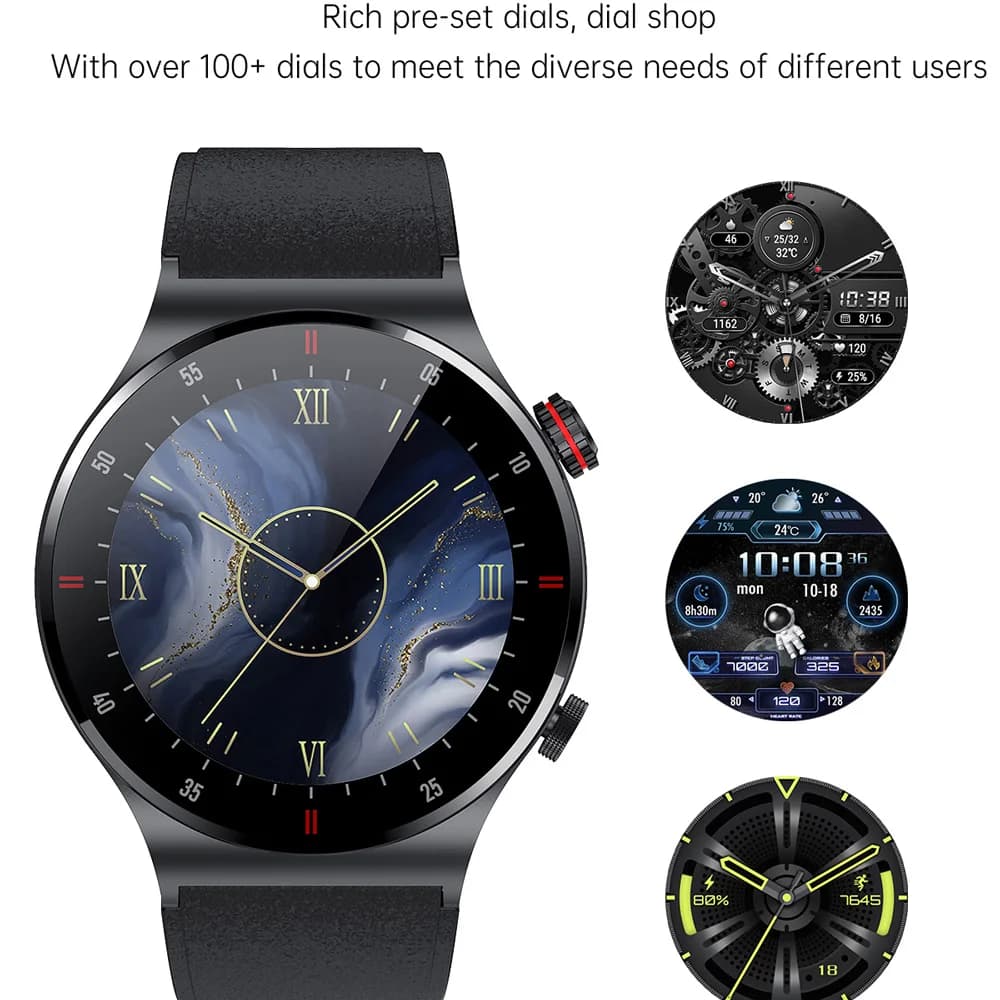 Nuovo Smartwatch NFC con Chiamata Bluetooth per Uomo e Donna, Orologio Intelligente Sportivo e Professionale con Display IPS per iOS e Android