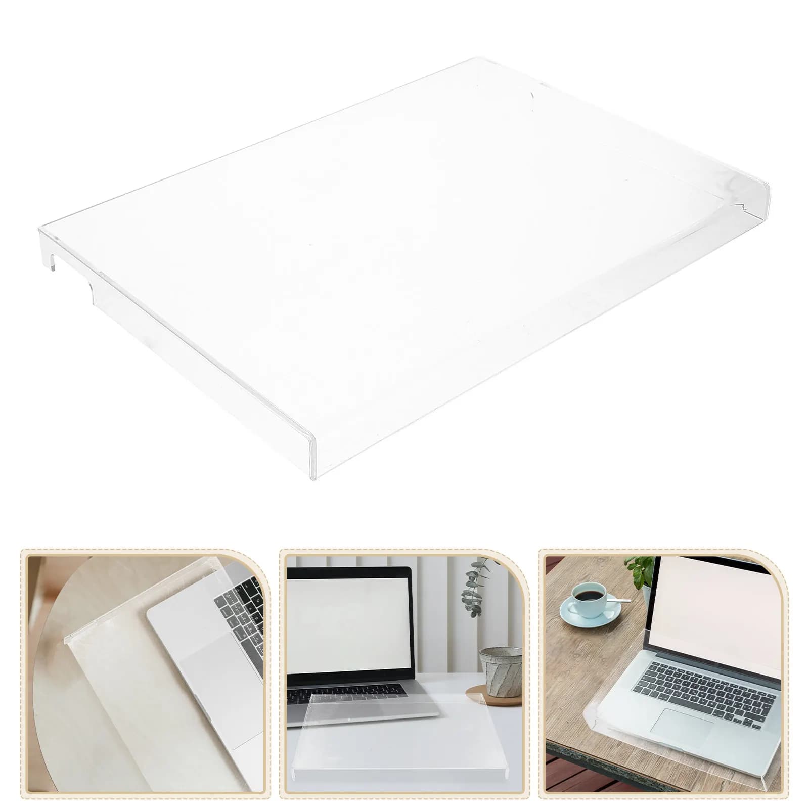 Clear Acrylic Keyboard Cover Waterproof Dustproof Scratch Resistant Anti Cat Protector for Laptop Desktop Mechanical Gaming