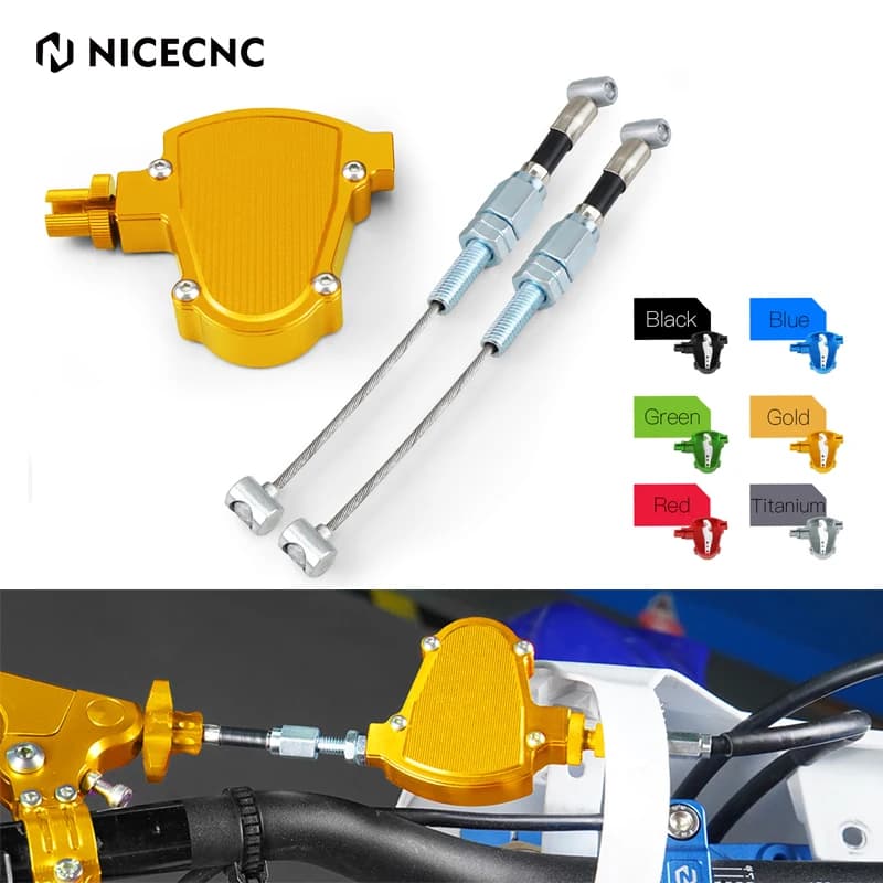 CNC Stunt Cable Easy Pull Suzuki System DRZ400S DRZ400SM Honda CBR600RR Yamaha FZ-09 MT-09 Kawasaki Ninja 1000 Z800