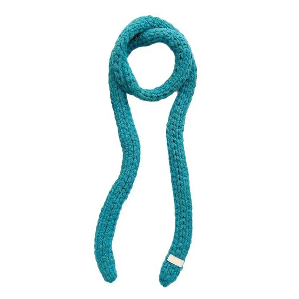 Soft Touch Long Scarf Women Knitting Scarf Solid Color Thin Long Scarf Warm Soft Touch Winter Accessory for Outdoor Home Use