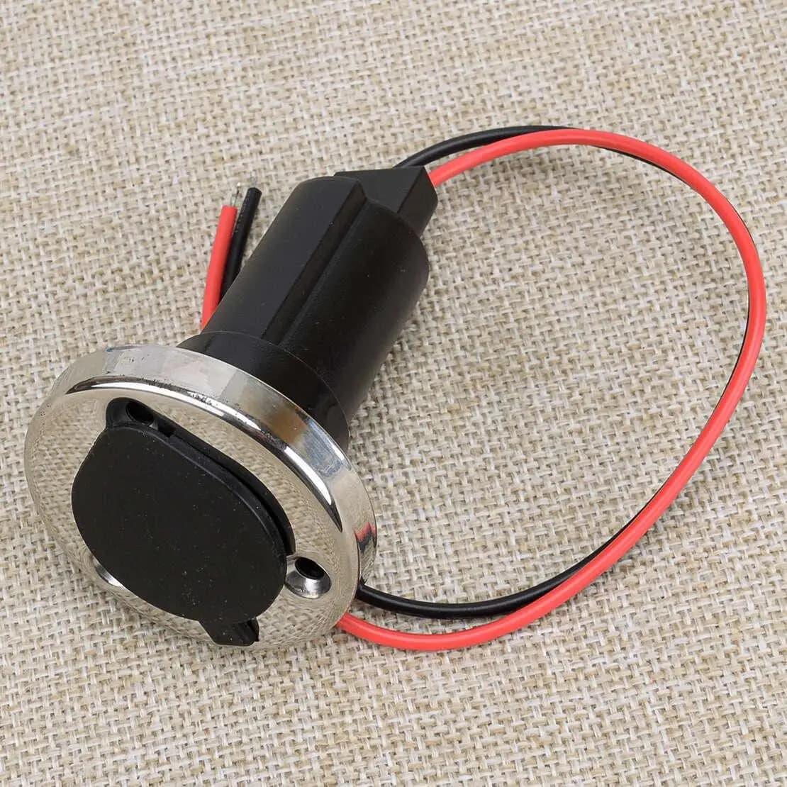 Supporto da ponte con presa base per palo plug-in per luce di navigazione per poppa di ancoraggio 12V per yacht, barche marine