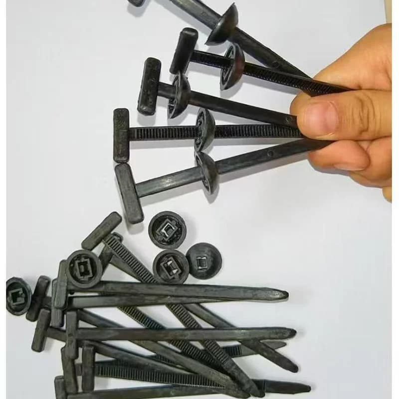 Clip di ricambio per vite con fibbia per fascetta per cavi in nylon universale, fissaggio automatico, parafango per auto, bagagliaio, pannello di protezione del motore, gestione dei cavi sicura