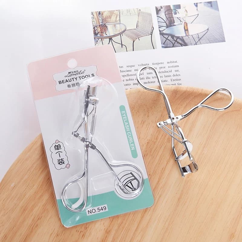 Professional surgical steel brace with curling block for long-lasting lifting Black Silver Fake Eyelash Ready 1PC Makeup Tools
