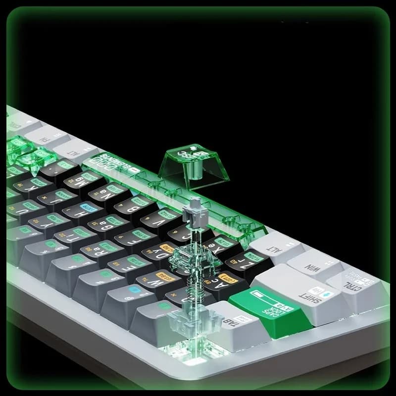 VTER JEET65 Esports Tastiera meccanica ad asse magnetico Hot Plug Il terzo esame simulato Tastiera meccanica da gioco wireless