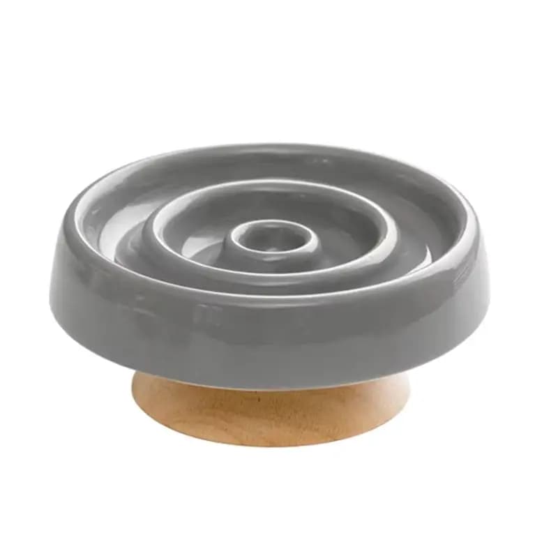 NEW HOT In Stock- Dog Slow Feeder Bowl Anti-Gulping Cat Food Dish Bowls Pet Cat Puzzle Food Bowl Puppy Dogs Cat Feeding C
