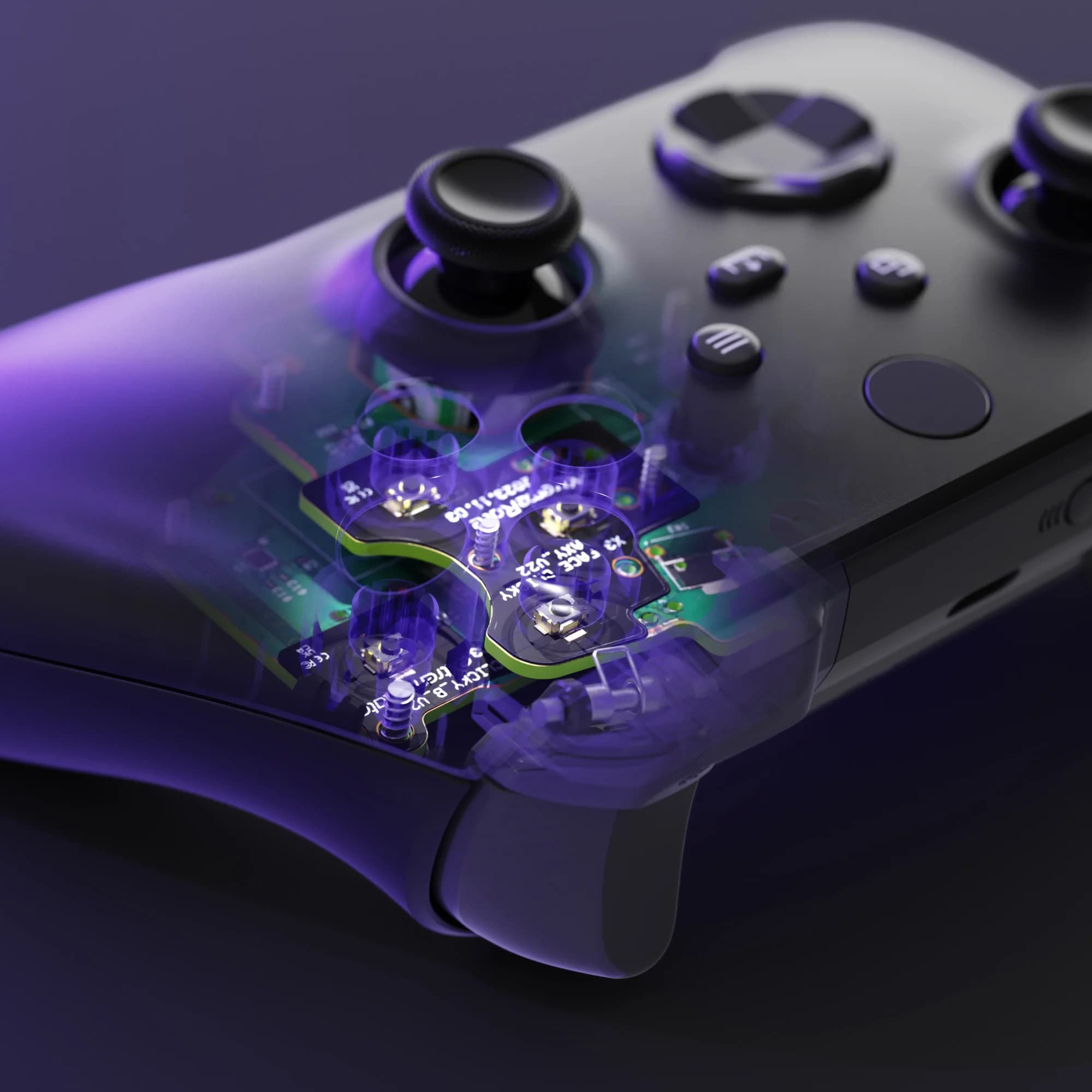 EXtremeRate Clicky Kit V2 per Xbox Core (Xbox Series X | S) /Controller Xbox One S/X, tasti ABXY Mouse Action Buttons Kit Clicky