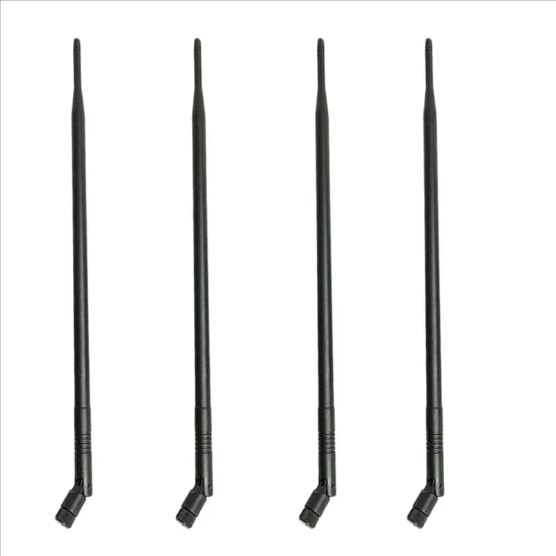 B27B 4PCS 9Dbi RP-SMA Dual Band 2.4Ghz 5Ghz Antenna di inclinazione wireless per router WiFi ad alto guadagno